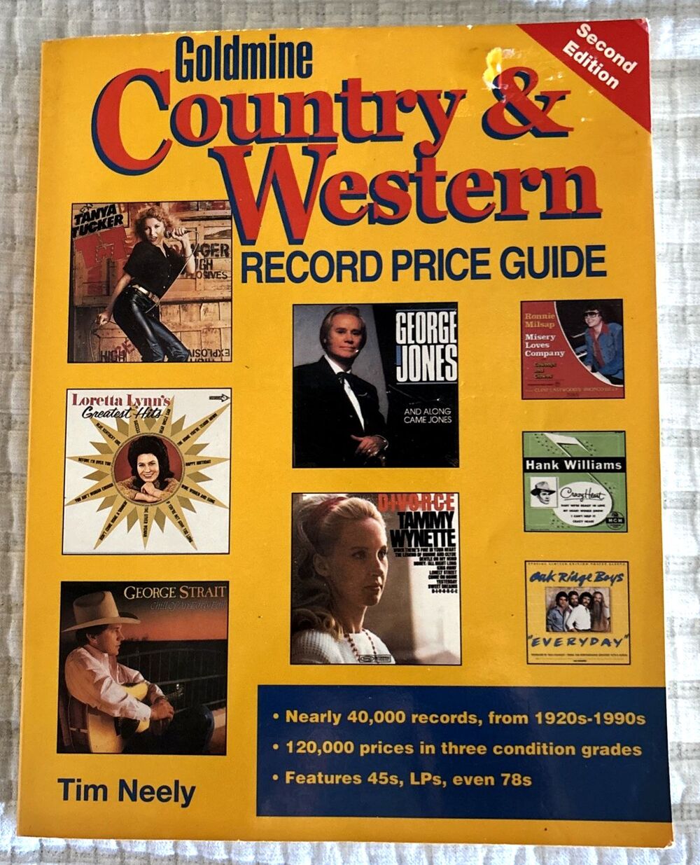 Goldmine Country and Western Record Price Guide Paperback Tim Nee